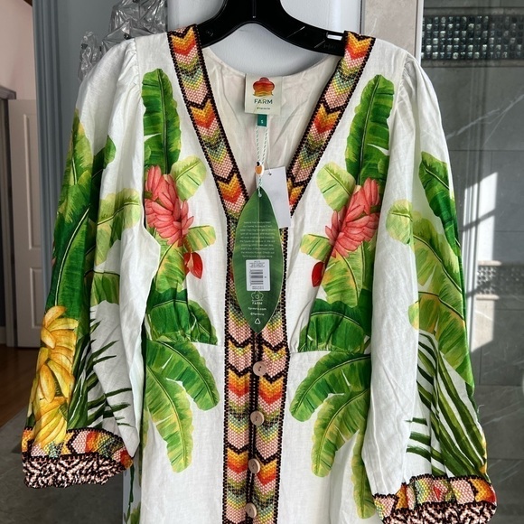 Farm Rio Fresh Forest Midi Dress - Picture 8 of 15